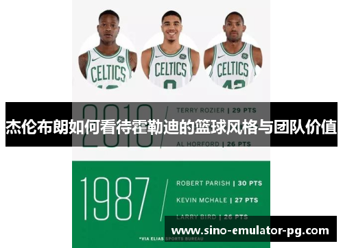 杰伦布朗如何看待霍勒迪的篮球风格与团队价值 杰伦布朗如何看待霍勒迪的篮球风格与团队价值